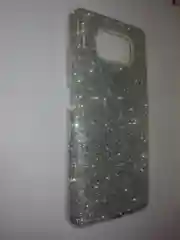 Золотой силиконовый с блестками усиленный чехол XIAOMI Poco x3