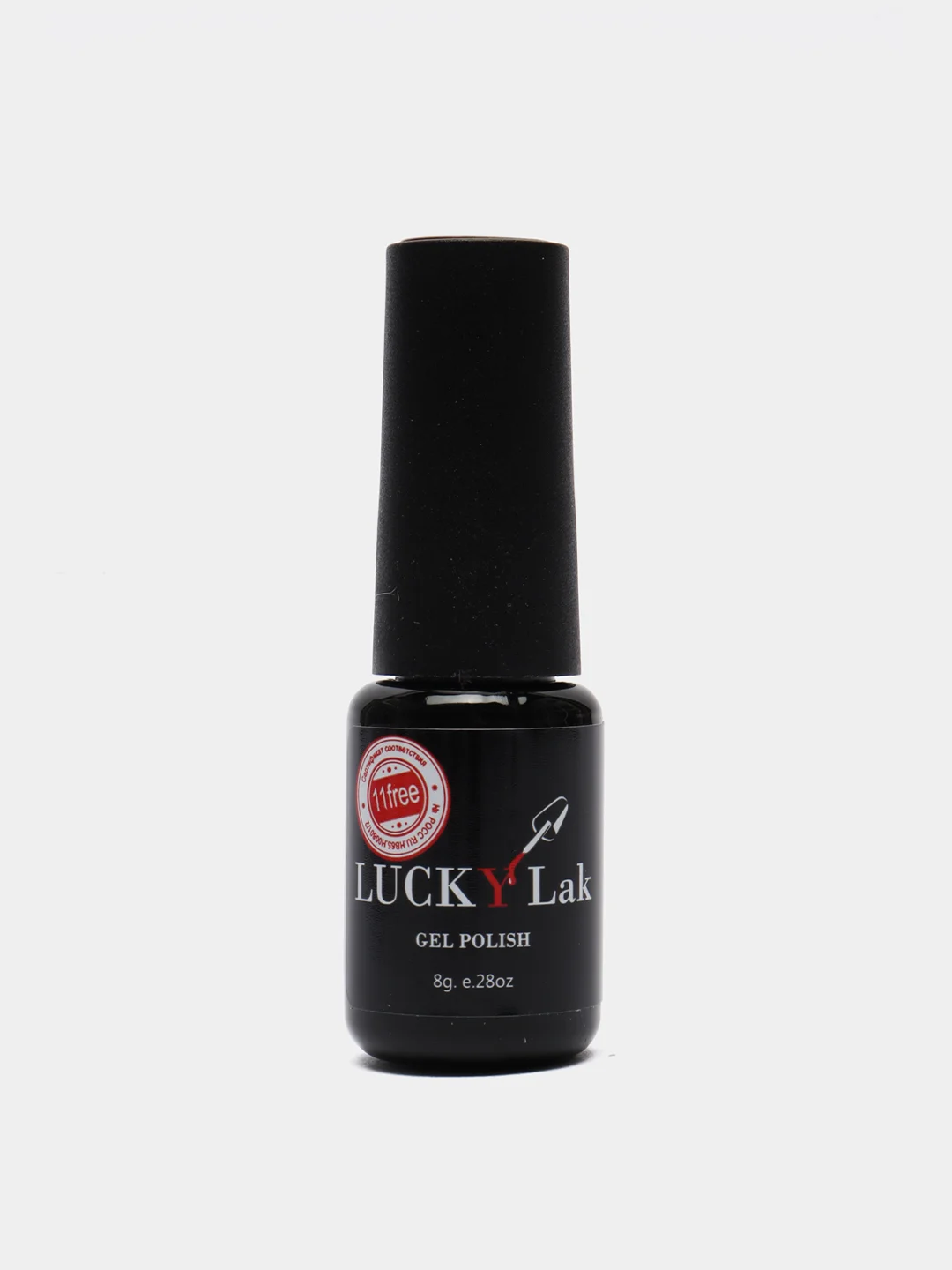Гель лак для ногтей LuckyLak FL №106 8g темно фиолетовый для маникюра и педикюра