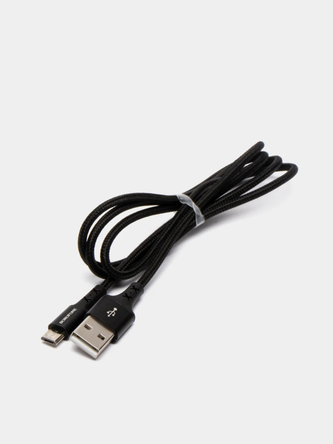 Черный кабель зарядный BOROFONE BX20, Micro-USB/Type-C/Lightning, 1 м