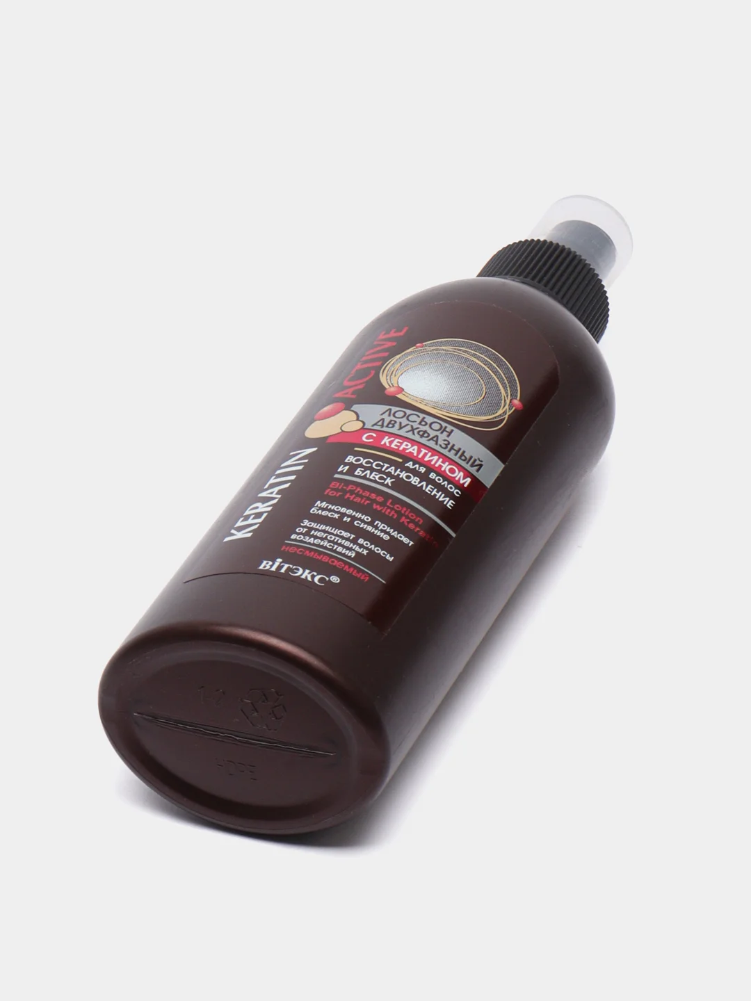 Спрей-лосьон для волос "Витэкс" Keratin active двухфазный, с кератином, 200 мл