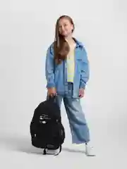 Черный рюкзак для девочек