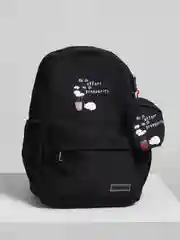Черный рюкзак для девочек