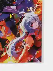 Серый плакат Genshin Impact, Геншин импакт