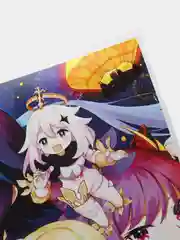 Коралловый плакат Genshin Impact, Геншин импакт