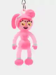 Тёмно-розовый брелок мама и папа Хаги Ваги из Poppy Playtime