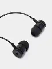 Черный проводные вакуумные наушники, Jack 3,5 мм, 1,2 м