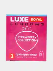 Презервативы LUXE ROYAL Strawberry Collection, 3 штуки