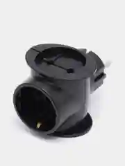 Черный сетевой разветвитель "RU POWER Perfeo 3 гнезда, 16А,