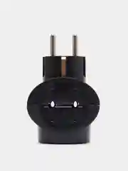 Черный сетевой разветвитель "RU POWER Perfeo 3 гнезда, 16А,