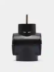 Черный сетевой разветвитель "RU POWER Perfeo 3 гнезда, 16А,