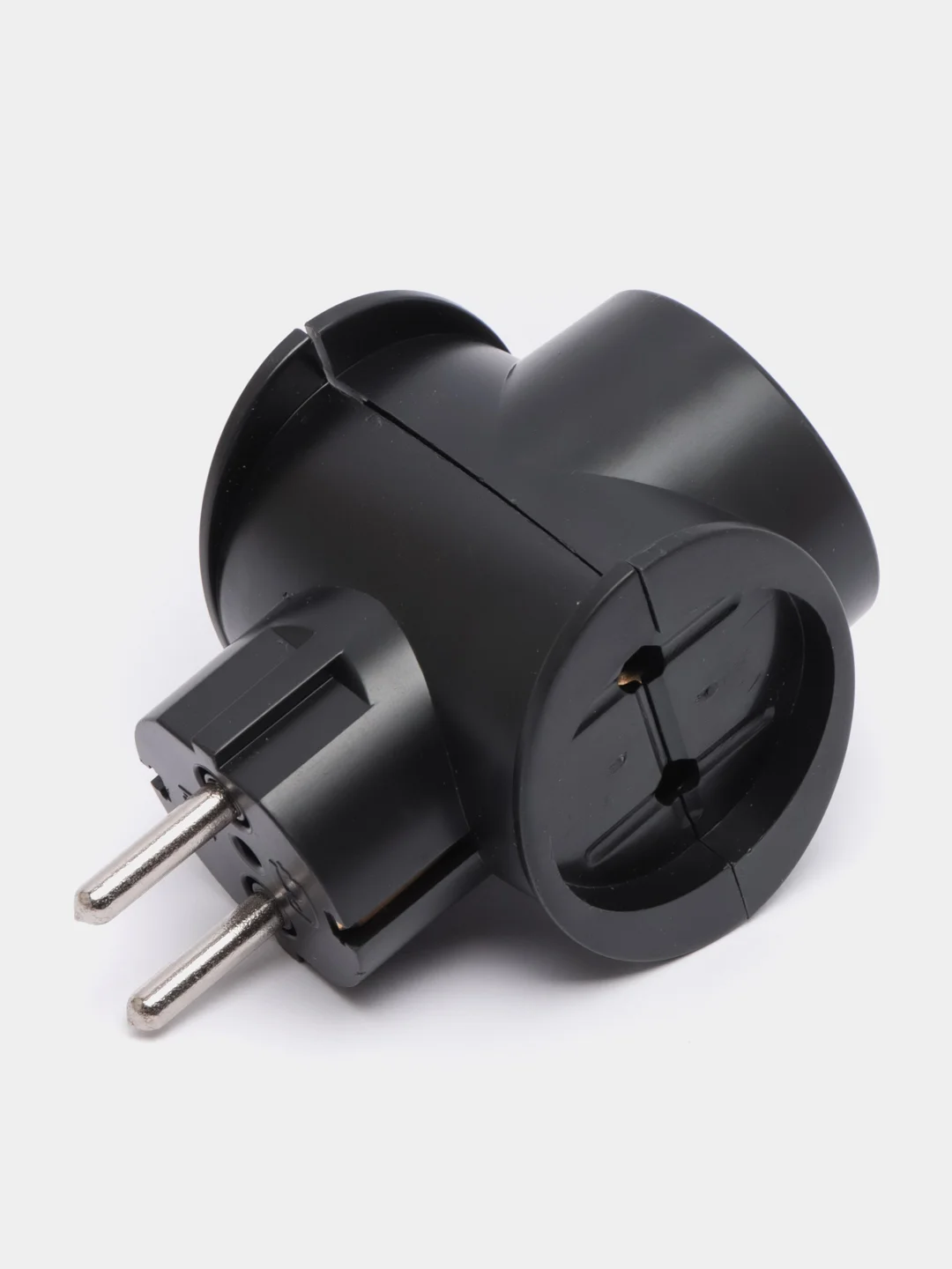 Черный сетевой разветвитель "RU POWER Perfeo 3 гнезда, 16А,
