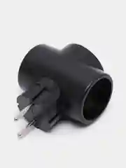 Perfeo сетевой разветвитель "RU POWER, 3 гнезда, 6А, без заземления, черный