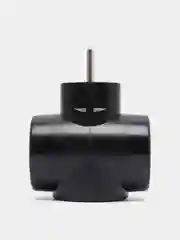 Perfeo сетевой разветвитель "RU POWER, 3 гнезда, 6А, без заземления, черный