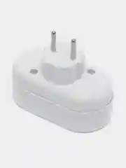 Белый сетевой разветвитель Perfeo "Ru power", 2 гнезда, 6А, без заземления, 2Т