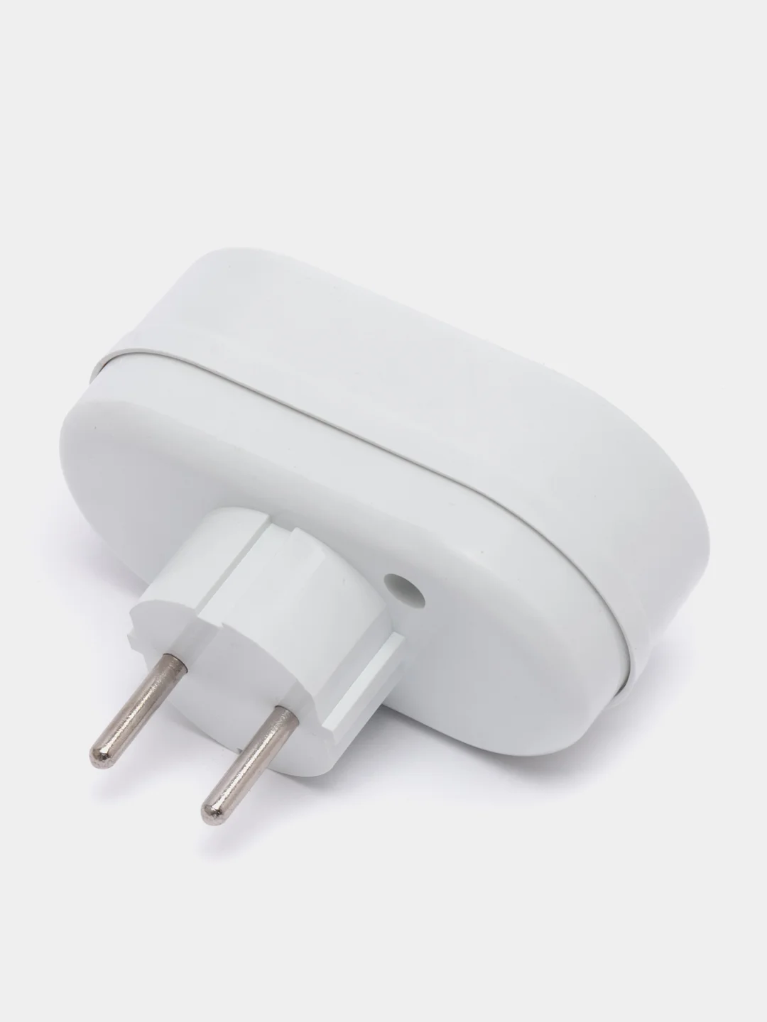Белый сетевой разветвитель Perfeo "Ru power", 2 гнезда, 6А, без заземления, 2Т