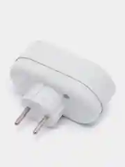 Белый сетевой разветвитель Perfeo "Ru power", 2 гнезда, 6А, без заземления, 2Т