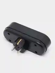 Черный сетевой разветвитель "RU POWER" Perfeo 3 гнезда, 16А