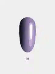 Гель лак для ногтей LuckyLak FL №116 8g нежный сиреневый лиловый для маникюра и педикюра