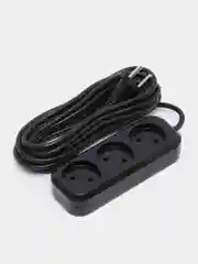 Сетевой удлинитель Perfeo "RU POWER", 1,5, 3, 5, 7 м, 3 гнезда, чёрный