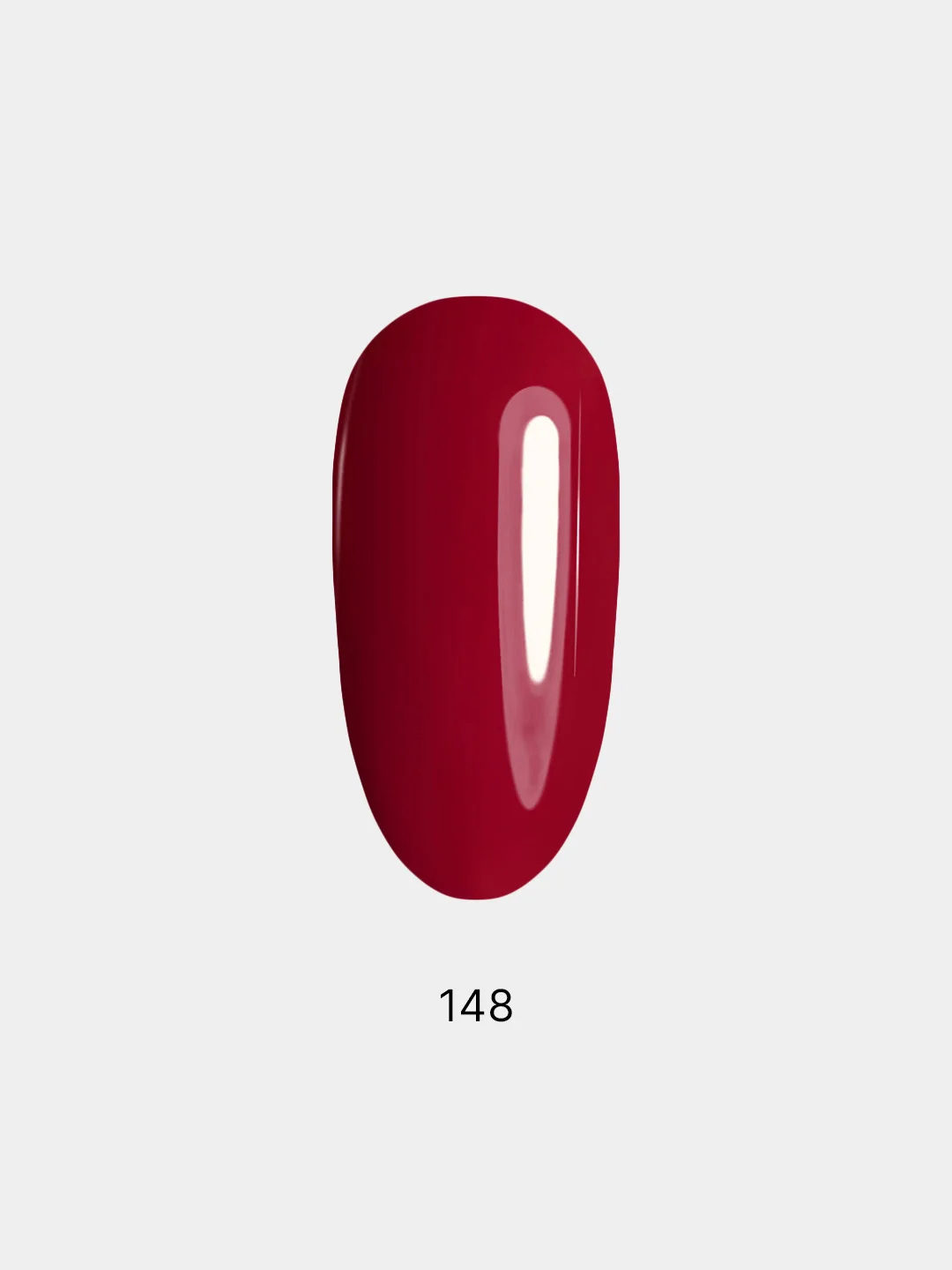 Гель лак для ногтей, гель-лак LuckyLak FL 8g №148 бордовый красный винный для маникюра