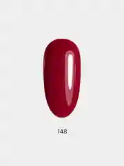 Гель лак для ногтей, гель-лак LuckyLak FL 8g №148 бордовый красный винный для маникюра