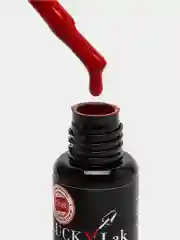 Гель лак для ногтей, гель-лак LuckyLak FL 8g №148 бордовый красный винный для маникюра