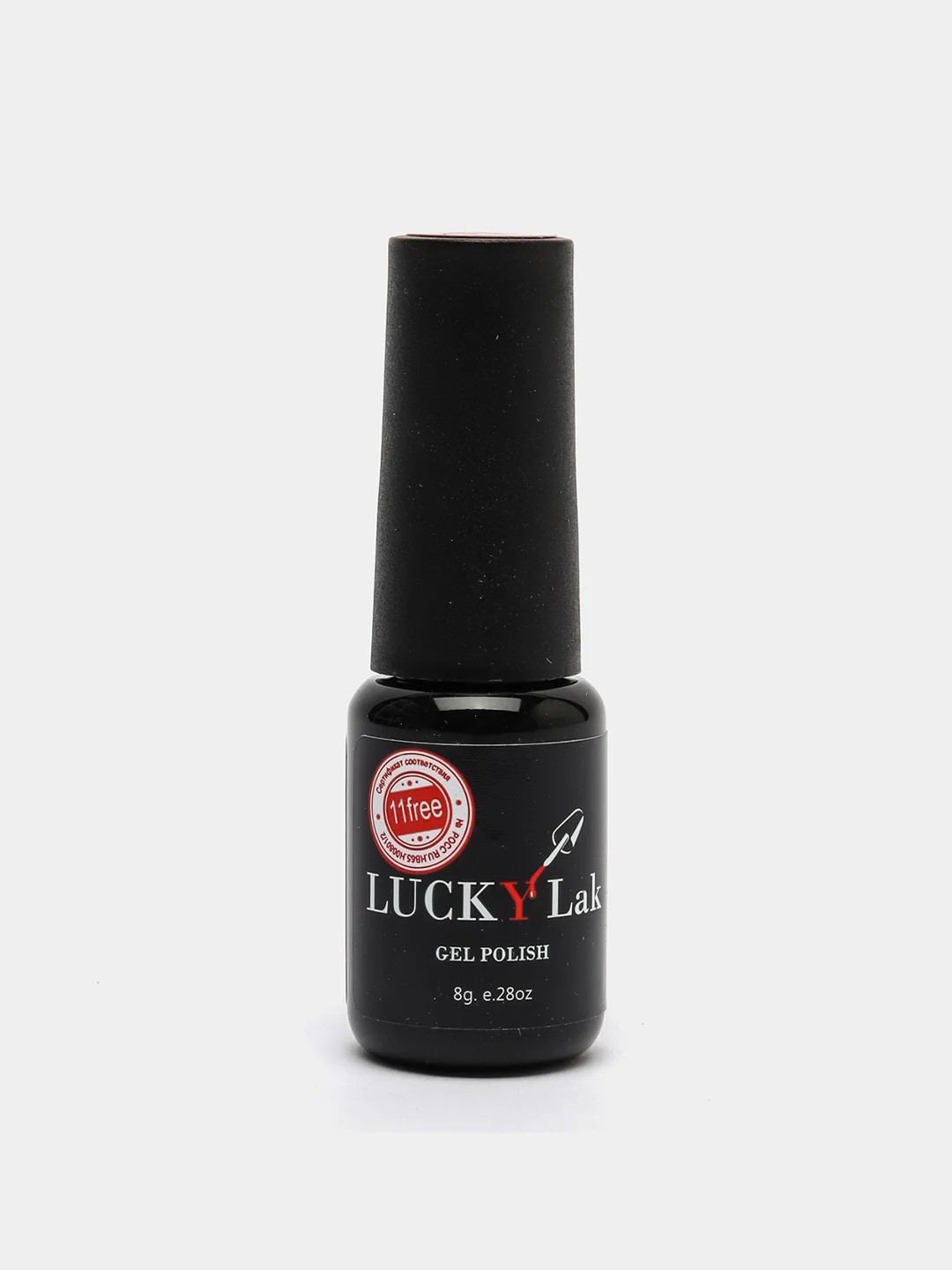 Гель лак для ногтей, гель-лак LuckyLak FL 8g №148 бордовый красный винный для маникюра