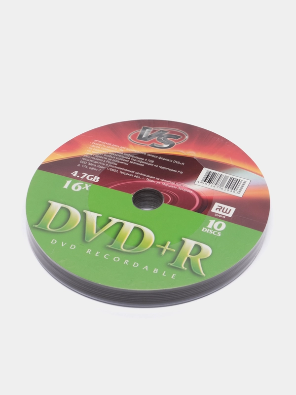 Диски DVD+R  4,7 GB, 16х, 10 шт/ 25 шт