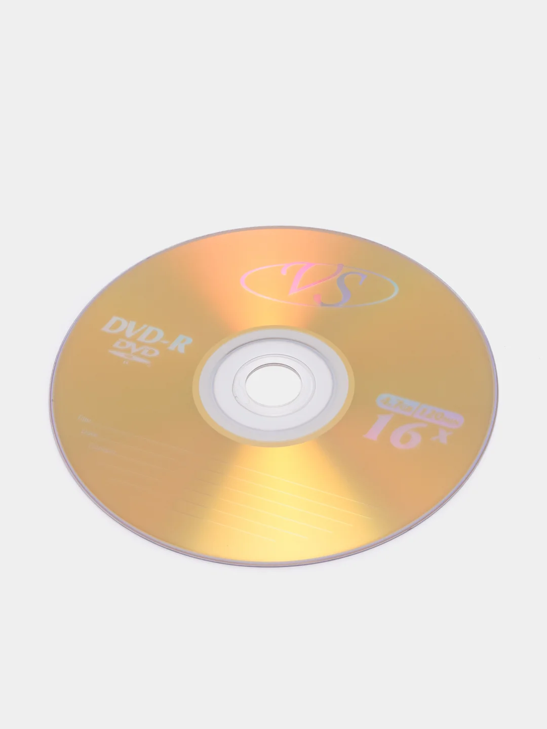 Диски для однократной записи данных VS DVD-R 4,7 GB 16x Shrink, 10, 25 штук