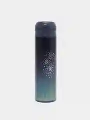 Темно-синий perfeo Термос для напитков с крышкой-поилкой, ситечком, 0,35, 0,5 л, звездное небо, золото