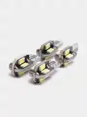 Светодиодные габаритные LED лампы, 12 В W5W T10, подсветка / огонь, холодный белый