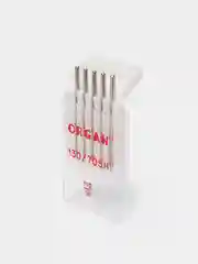 Приглушённый хаки иглы ORGAN универсальные 5 шт, в блистере для бытовых швейных машин