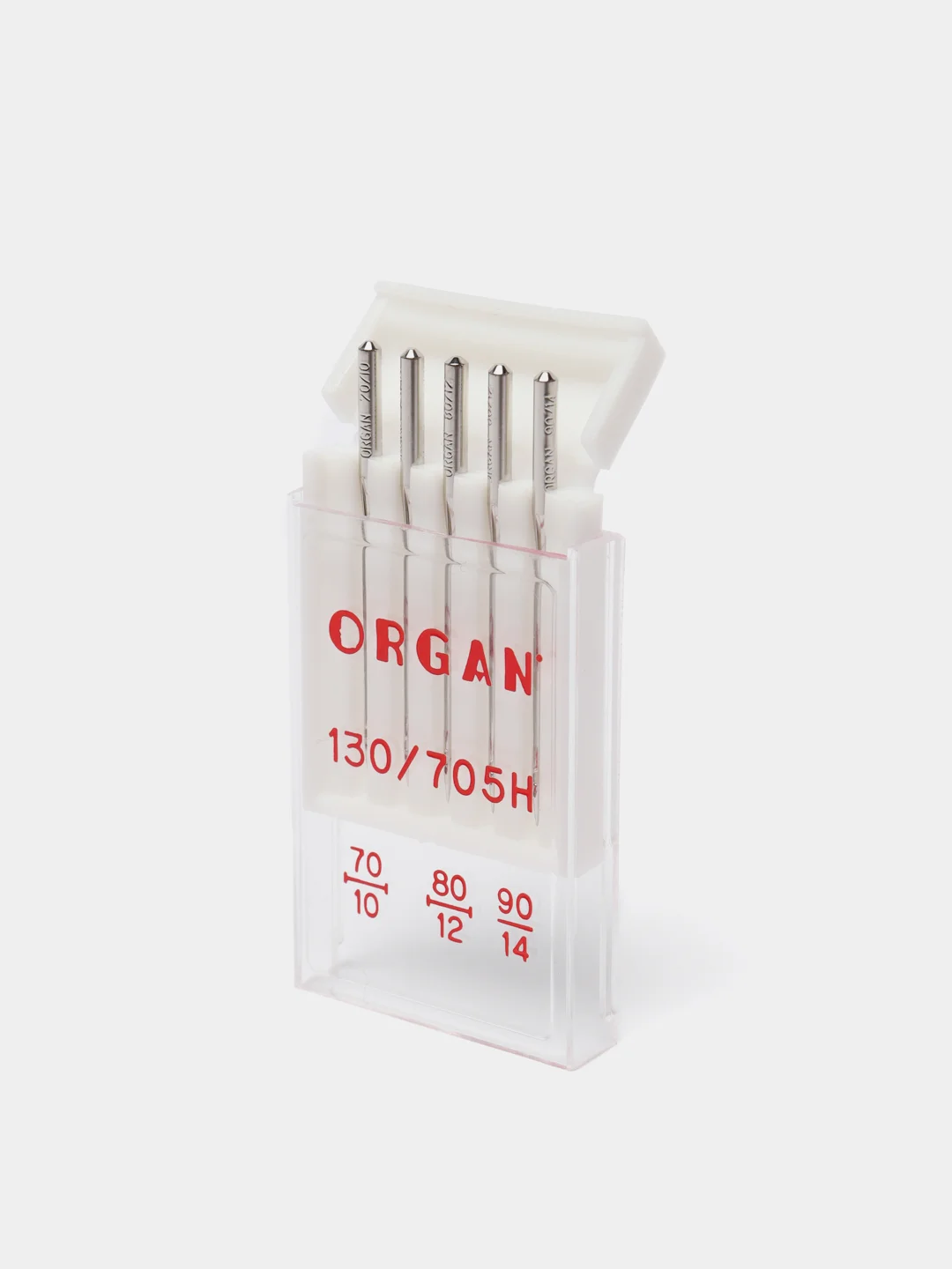Светло-коричневый иглы ORGAN универсальные 5 шт, в блистере для бытовых швейных машин