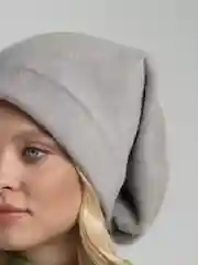 Серебряный шапка женская