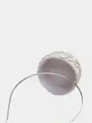 Серебряный тюбетейка женская с ободком