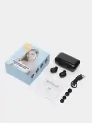 Черный беспроводные Bluetooth-наушники TWS F9, с PowerBank