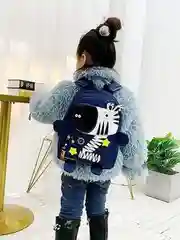 Черный рюкзак детский