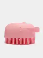 Розовый силиконовая щетка-мочалка