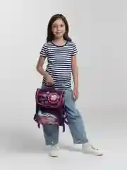 Фиолетовый рюкзак школьный, формовка