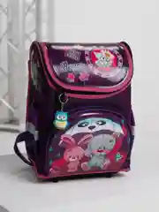 Фиолетовый рюкзак школьный, формовка