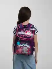 Фиолетовый рюкзак школьный, формовка