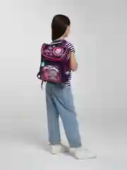 Фиолетовый рюкзак школьный, формовка
