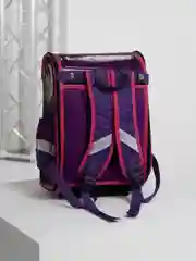 Фиолетовый рюкзак школьный, формовка