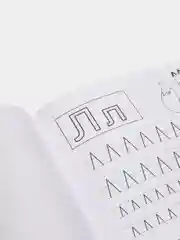 Пишем русские буквы: книга-тренажер "Прозрачные прописи"