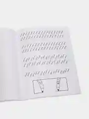 Книга-тренажёр Прозрачные прописи "Рисуем крючки и узоры"