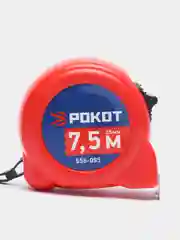Красный рулетка 7,5 м х 25 мм, пластик