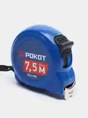 Синий рулетка 7,5 м х 25 мм, пластик