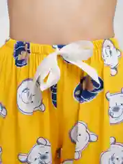 Желтый шорты женские пижама