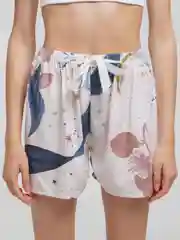 Белый шорты женские пижама