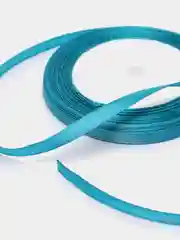 Тёмно-бирюзовый лента атласная 6 мм длина 22 м